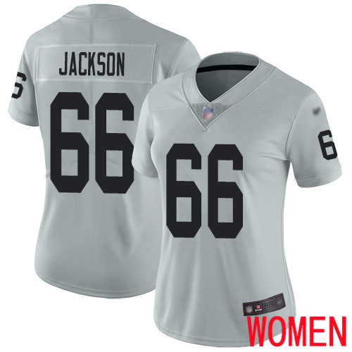 Oakland Raiders Limited Silver Women Gabe Jackson Jersey NFL Football #66 Inverted Legend Jersey->youth nfl jersey->Youth Jersey